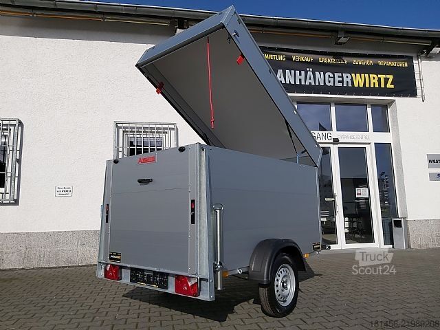 مقطورة سيارة Anssems Alu Deckel GTB 750 211x126x118cm Heckrampe direkt verfügbar