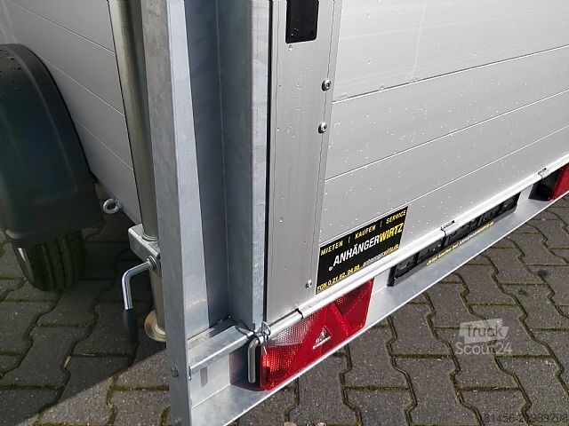 مقطورة سيارة Anssems Alu Deckel GTB 750 211x126x118cm Heckrampe direkt verfügbar
