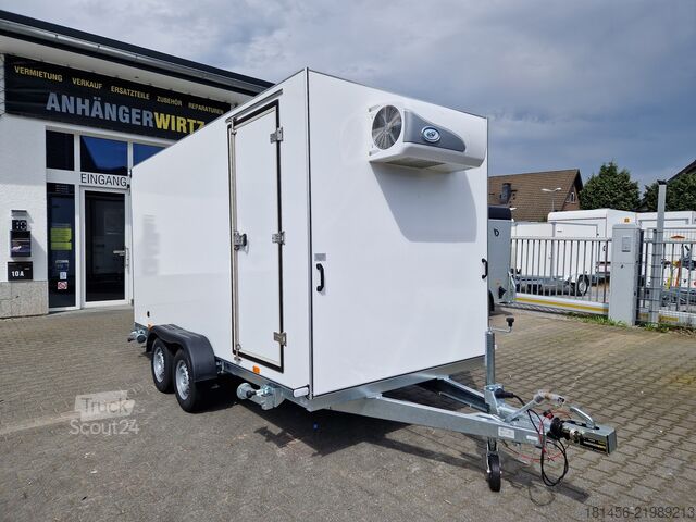 Saldētavas/izolācijas/saaukstuma/saaukstās apkalpošanas vitrīna trailershop Kühlanhänger für Lebensmittel mit Seitentür mobiles Kühlhaus Neu und direkt verfügbar