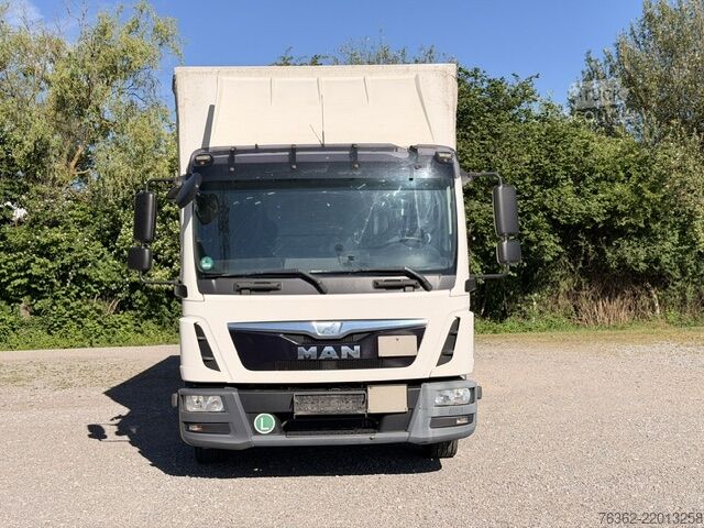 бортовой грузовик с тентом MAN TGL 12.250 LBW,TÜV,Schalt,Luftfederung K