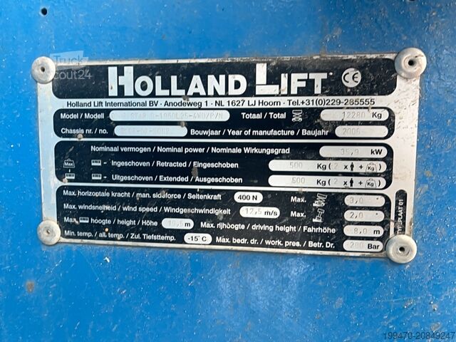 ножничный подъёмный стол Holland-Lift B195-DL25 (21m)