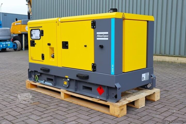 Agregat Atlas Copco QAS 40 ST3 Valid inspection,  Diesel, 40 kVA