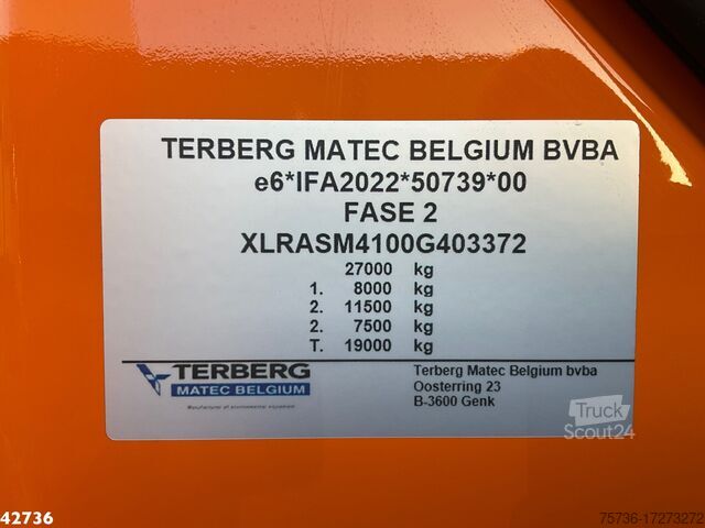 Vehículo de recogida de basuras DAF FAN CF 340 Terberg RosRoca 23m³ + AE weegsysteem