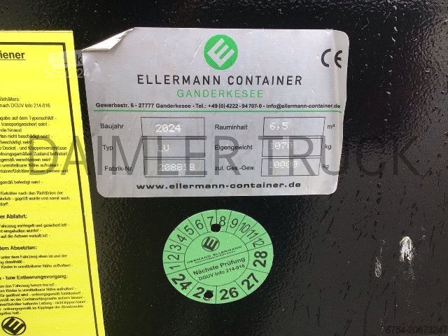 Камион с кука за контейнери FUSO Mitsubishi eCanter 9C18 M-Bat Abrollkipper KlimaAu