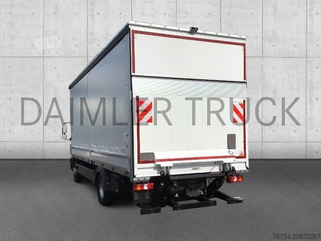 Flatbed truck Mercedes-Benz Atego 1224 L 4X2 Pritsche Plane LBW Klima