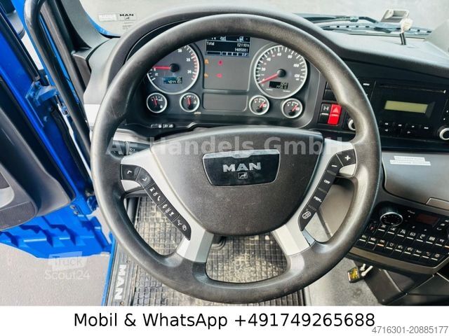 Flatbed truck MAN TGX 26.540 XLX BL 6x2 FASSI F455 *Funk/Lenk+Lift