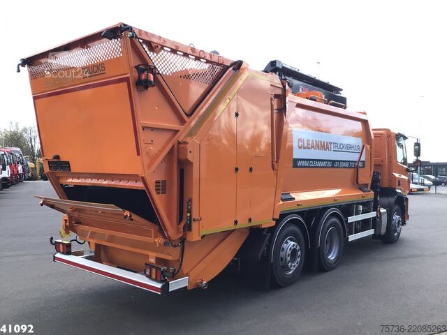 Šiukšlių surinkimo transporto priemonė DAF FAN CF 340 Hiab 23 ton/meter laadkraan