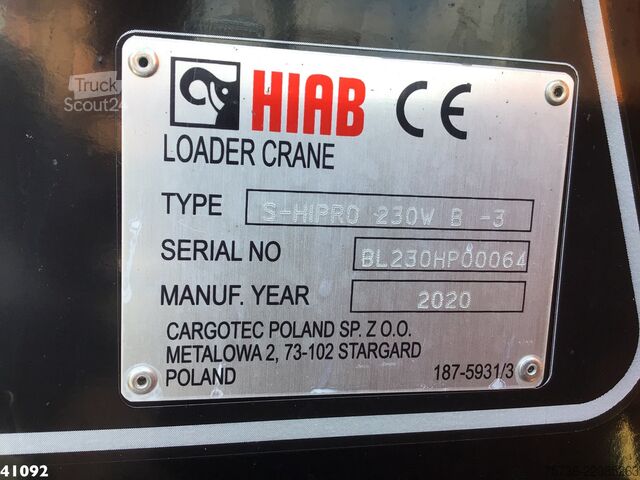 Šiukšlių surinkimo transporto priemonė DAF FAN CF 340 Hiab 23 ton/meter laadkraan
