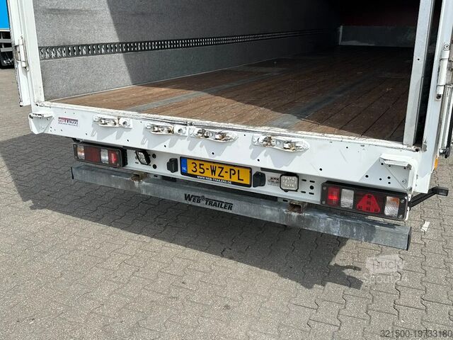 Kufr WEBTRAILER Wipkar Gesloten Aluminium Opbouw / Saf-Disc *TOP*