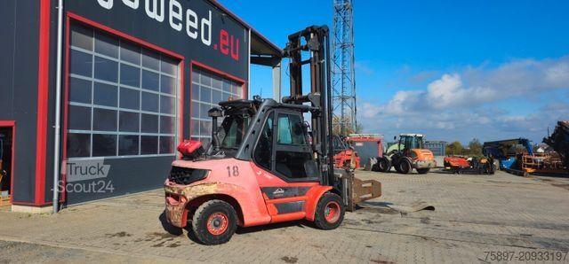 Челен мотокар LINDE H80D Frontstapler