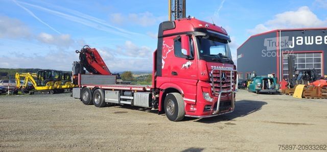 LKW mit Pritsche (offen) MERCEDES-BENZ 2651 Actros / Fassi F465A Kran / 13.5 to = 3m