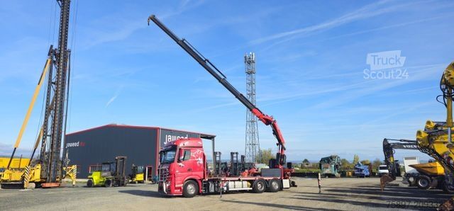 LKW mit Pritsche (offen) MERCEDES-BENZ 2651 Actros / Fassi F465A Kran / 13.5 to = 3m