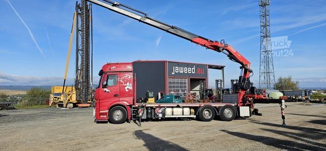LKW mit Pritsche (offen) MERCEDES-BENZ 2651 Actros / Fassi F465A Kran / 13.5 to = 3m