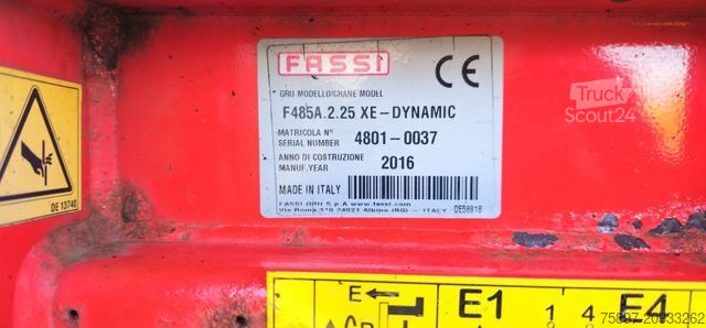 LKW mit Pritsche (offen) MERCEDES-BENZ 2651 Actros / Fassi F465A Kran / 13.5 to = 3m