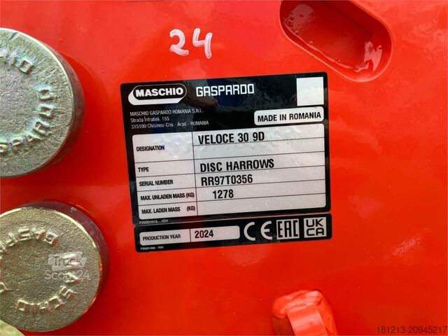 Польовий культиватор MASCHIO Veloce 300