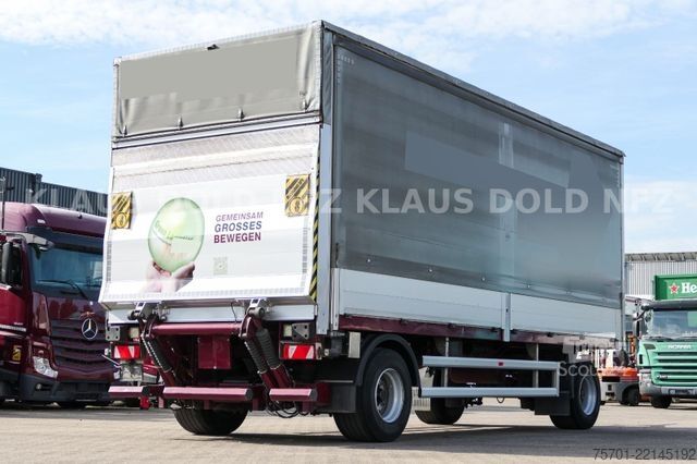 Reboque aberto com lona  Galliker ST 2A Durchladesystem Bordwände LBW