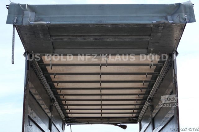 Reboque aberto com lona  Galliker ST 2A Durchladesystem Bordwände LBW