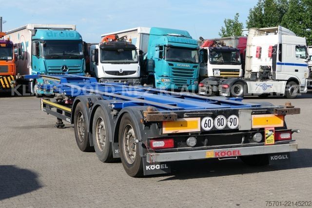 Semiremorcă cu caroserie interschimbabilă KÖGEL BDF Wechselfahrgestell Liftachse 41,00 t