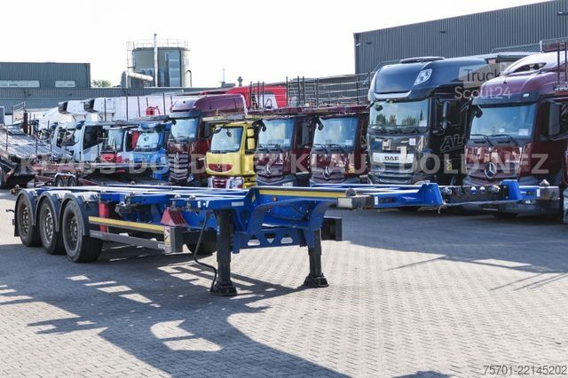 Semiremorcă cu caroserie interschimbabilă KÖGEL BDF Wechselfahrgestell Liftachse 41,00 t