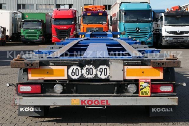 Semiremorcă cu caroserie interschimbabilă KÖGEL BDF Wechselfahrgestell Liftachse 41,00 t