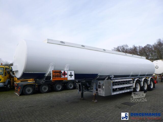 Tank L.A.G. Fuel tank alu 44.4 m3 / 6 comp + pump
