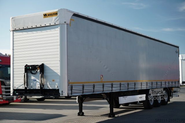 Open oplegger met zeil WIELTON FIRANKA / STANDARD / O? PODNOSZONA / DACH PODNO