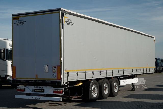 Open oplegger met zeil WIELTON FIRANKA / STANDARD / O? PODNOSZONA / DACH PODNO