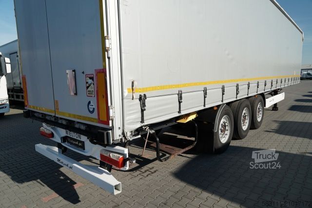 Open oplegger met zeil WIELTON FIRANKA / STANDARD / O? PODNOSZONA / DACH PODNO