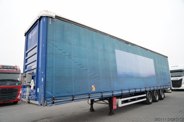 Semi-remorque bâchée FRUEHAUF FIRANKA / MEGA / MOCNA-POD?OGA  / OSIE SAF /