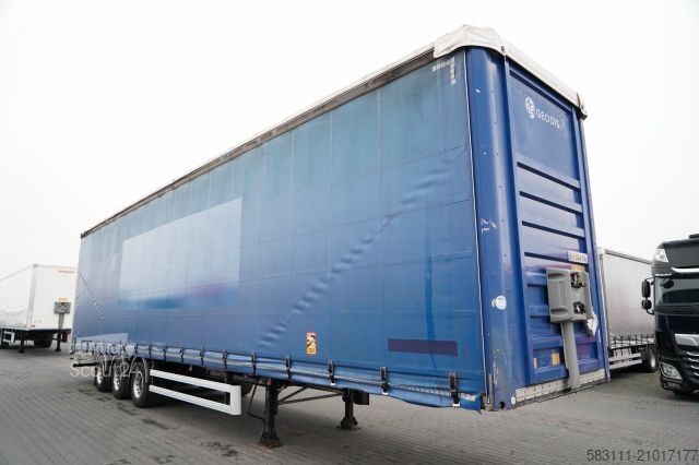 Semi-remorque bâchée FRUEHAUF FIRANKA / MEGA / MOCNA-POD?OGA  / OSIE SAF /