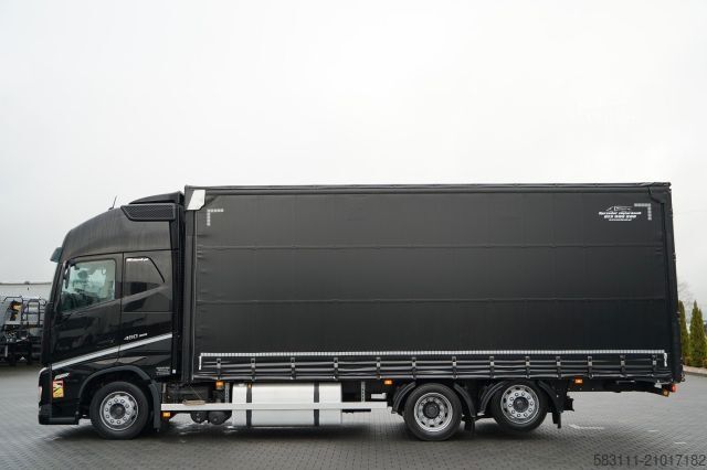 Camion jumbo VOLVO FH 460 / 6x2 / FIRANKA- 7,7 m / DACH PODNOSZONY