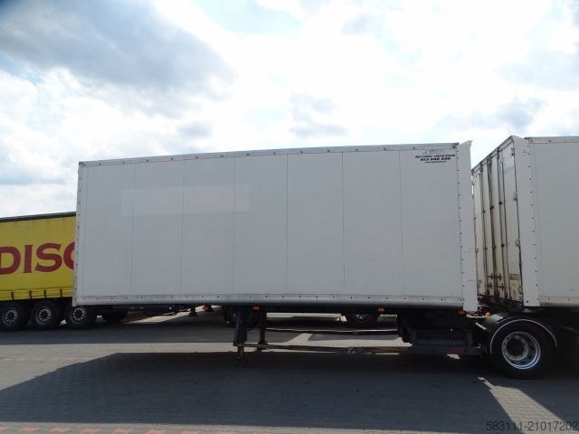 Semi-remorque fourgon SAMRO JUMBO VEHICULAR BOX- 7,3 M + 7,3 M/KOFFER TANDEM
