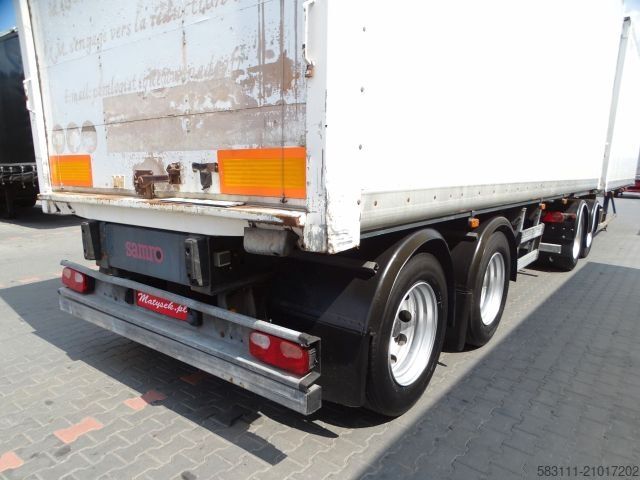 Semi-remorque fourgon SAMRO JUMBO VEHICULAR BOX- 7,3 M + 7,3 M/KOFFER TANDEM