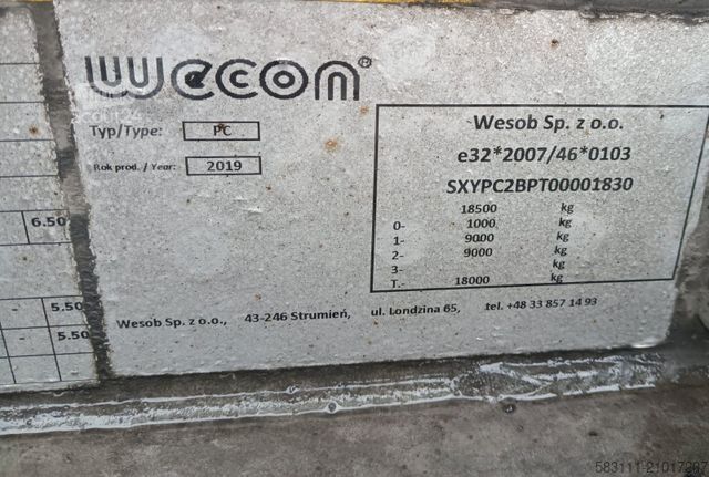 Jumbo vrachtwagen DAF XF 480 / BDF / 6X2 / ZESTAW TANDEM / SSC / I-PA