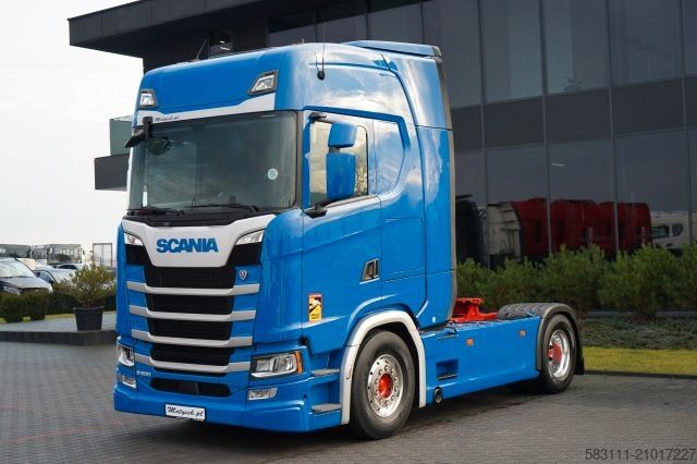 Standaard trekker SCANIA S 500 / RETARDER / I-PARK COOL / ALUFELGI