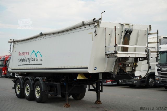 Полуприцеп-самосвал SCHMITZ CARGOBULL / WYWROTKA / ALUMINIOWA / O? PODNOSZONA / OSIE