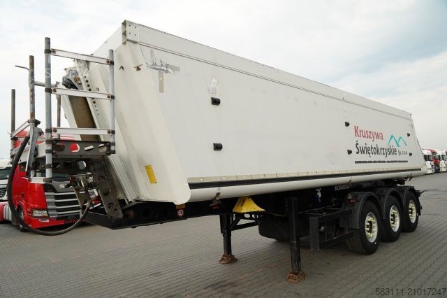 Полуприцеп-самосвал SCHMITZ CARGOBULL / WYWROTKA / ALUMINIOWA / O? PODNOSZONA / OSIE