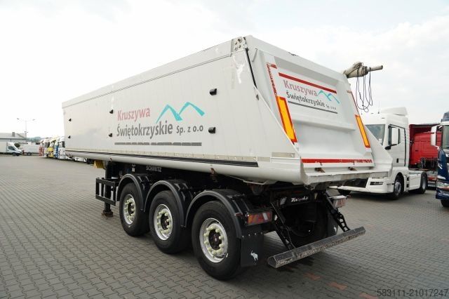 Полуприцеп-самосвал SCHMITZ CARGOBULL / WYWROTKA / ALUMINIOWA / O? PODNOSZONA / OSIE