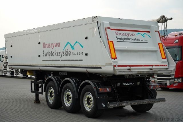 Полуприцеп-самосвал SCHMITZ CARGOBULL / WYWROTKA / ALUMINIOWA / O? PODNOSZONA / OSIE