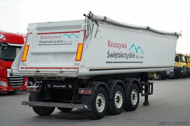 Полуприцеп-самосвал SCHMITZ CARGOBULL / WYWROTKA / ALUMINIOWA / O? PODNOSZONA / OSIE