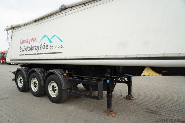 Полуприцеп-самосвал SCHMITZ CARGOBULL / WYWROTKA / ALUMINIOWA / O? PODNOSZONA / OSIE