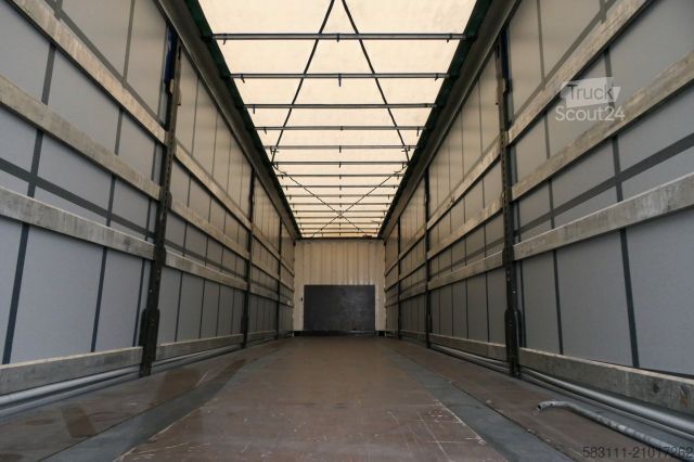 Auflieger mit Pritsche & Plane KRONE CURTAINSIDER /STANDARD/LIFT ROOF & AXLE