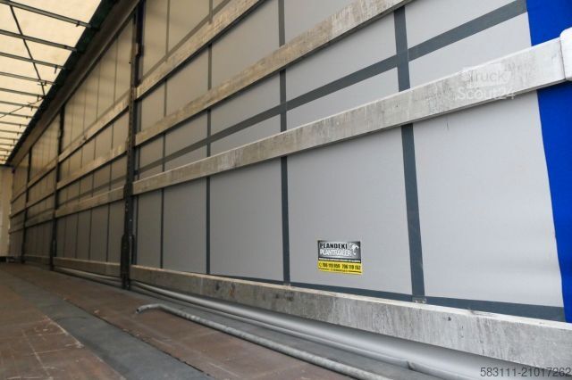 Auflieger mit Pritsche & Plane KRONE CURTAINSIDER /STANDARD/LIFT ROOF & AXLE