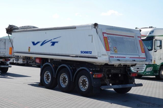 Полуприцеп-самосвал SCHMITZ CARGOBULL WYWROTKA / 24 m3 / ALUMINIOWA / O? PODNOSZONA 