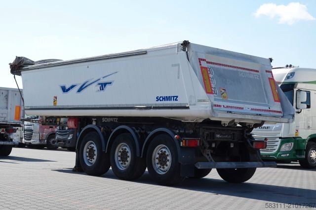 Полуприцеп-самосвал SCHMITZ CARGOBULL WYWROTKA / 24 m3 / ALUMINIOWA / O? PODNOSZONA 