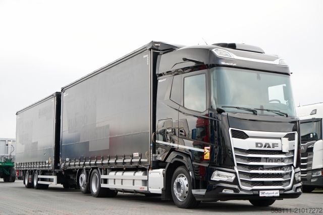 Jumbo vrachtwagen DAF XG 480 / ZESTAW TANDEM / 120 M3 / PRZEJAZDOWY /