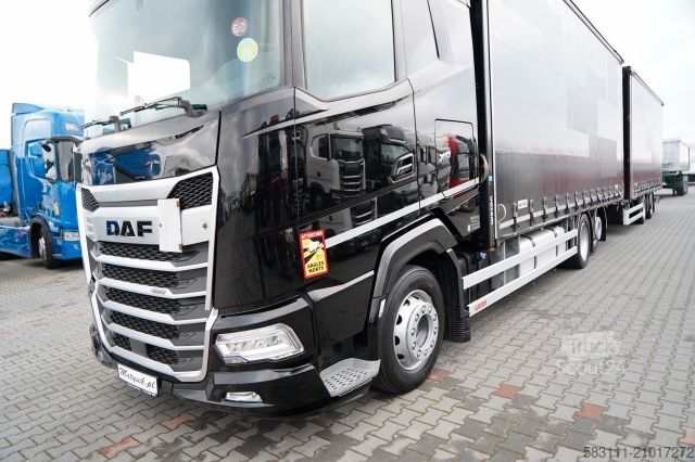 Jumbo vrachtwagen DAF XG 480 / ZESTAW TANDEM / 120 M3 / PRZEJAZDOWY /