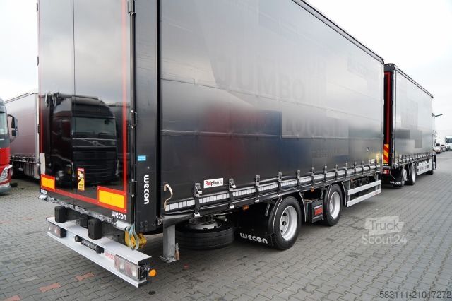 Jumbo vrachtwagen DAF XG 480 / ZESTAW TANDEM / 120 M3 / PRZEJAZDOWY /