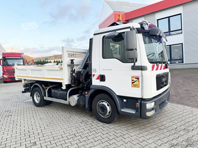 Tower crane MAN TGL 12.250/340 4X2 BB TGL 12.250/340 4X2 BB, Bordmatik, Kran Hiab 066 BS-2 HiDuo, Funk