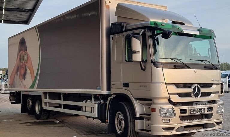 Camion caisson Mercedes-Benz Actros 2532 L 6x2 Actros 2532 L 6x2, Liftachse, LBW Dhollandia